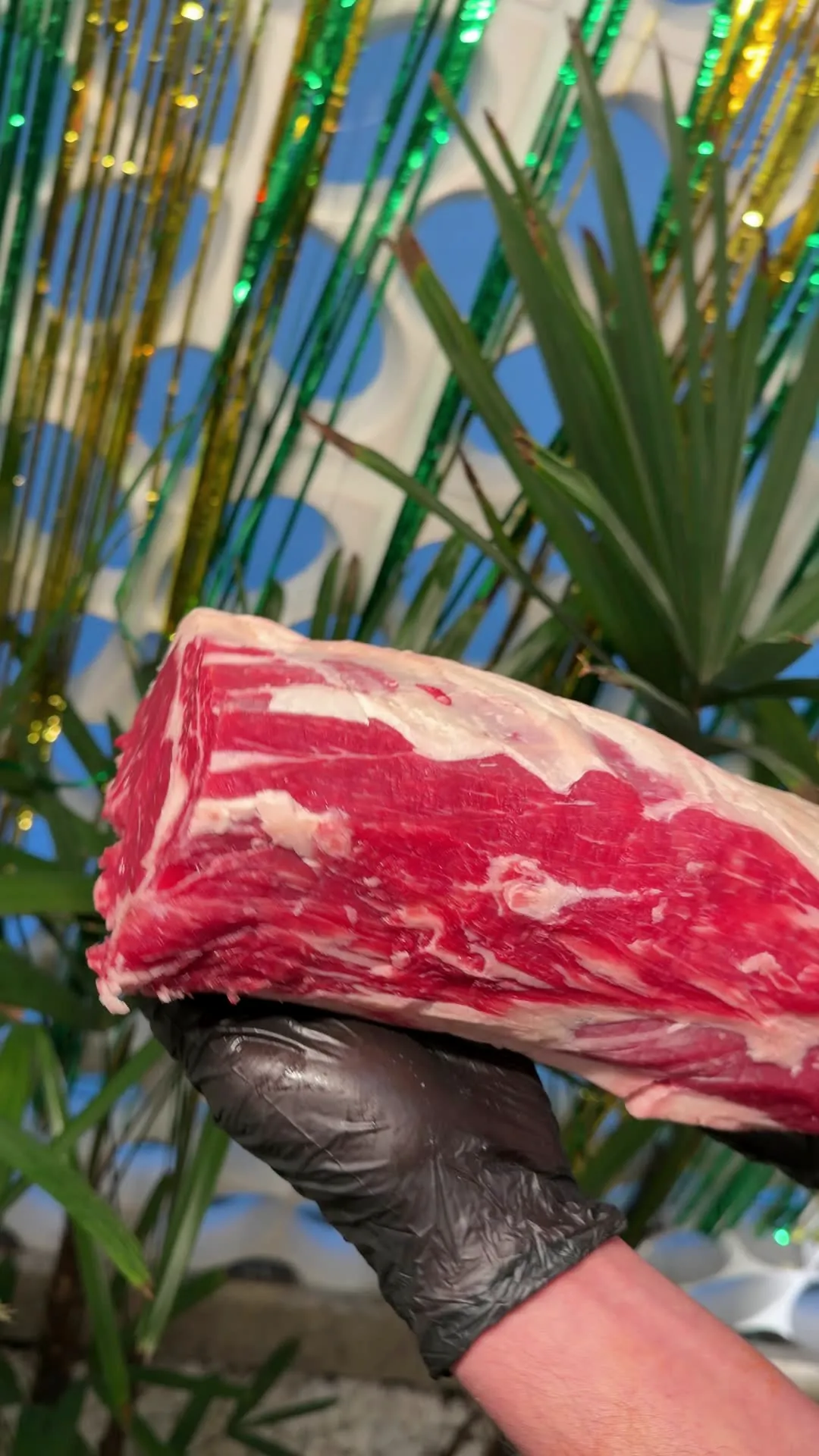 Peça bovina marmorizada